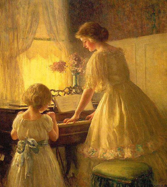 Francis Day The Piano Lesson China oil painting art
